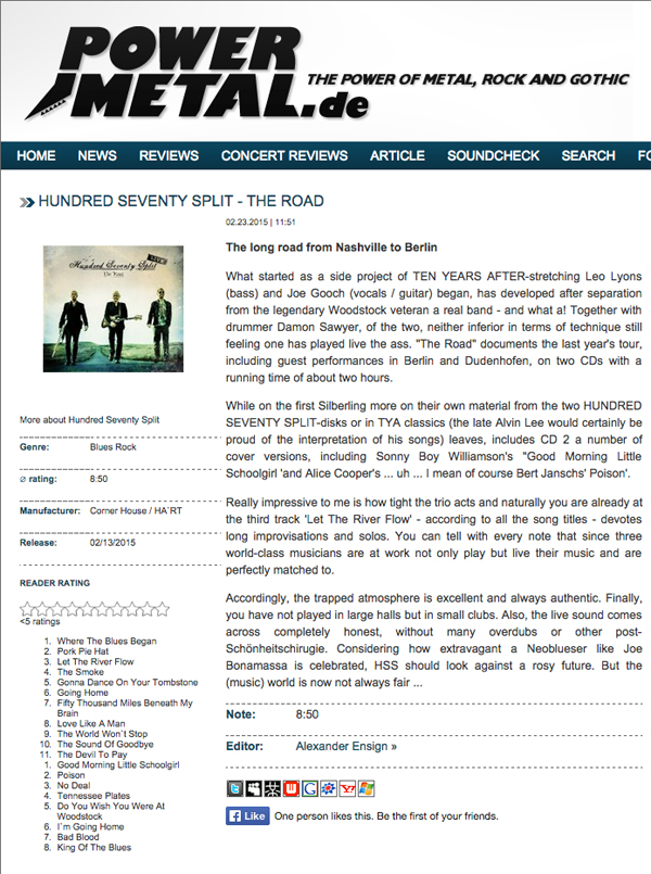 Hundred Seventy Split